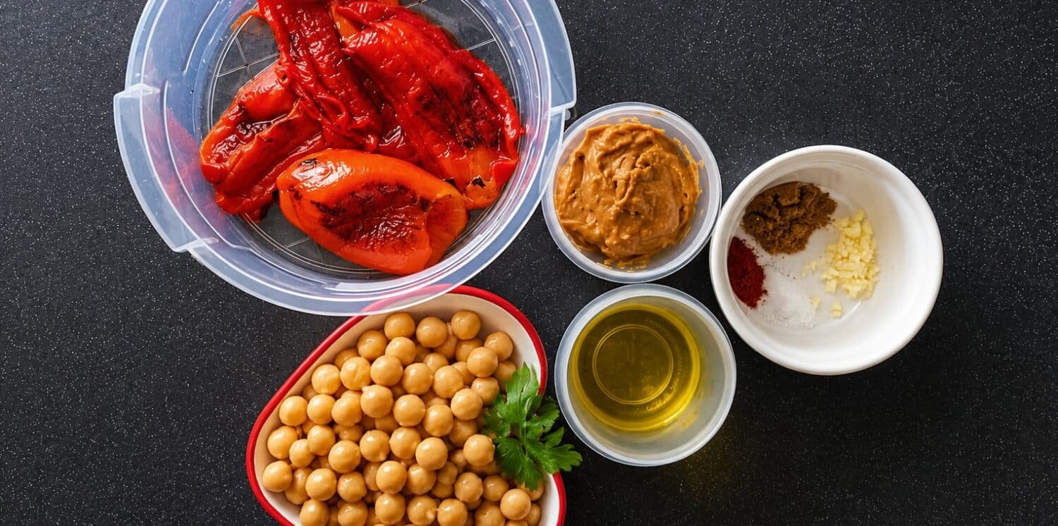 roasted red pepper hummus ingredients