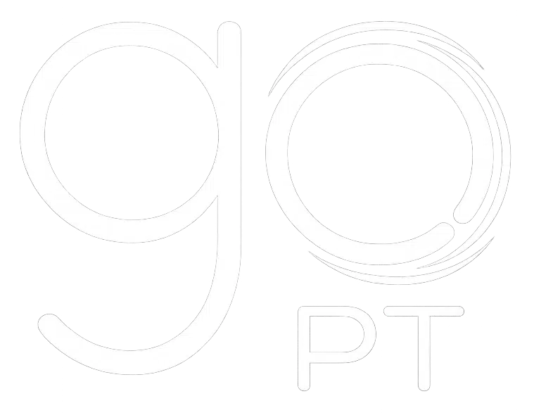 Go PT logo white