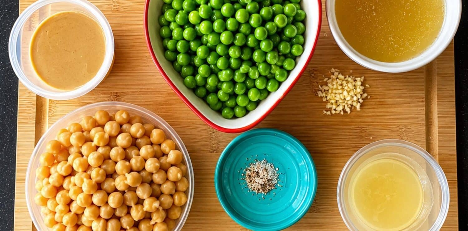 pea hummus ingredients