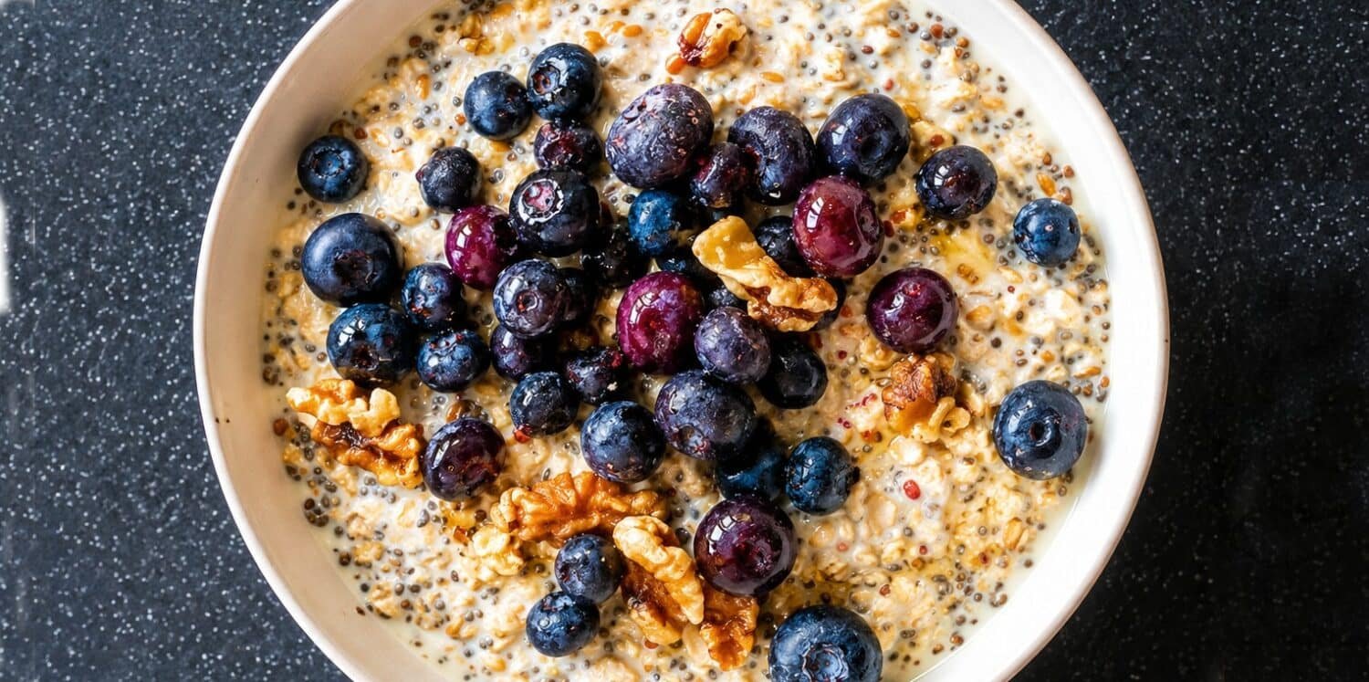 easy high protein overnight oats recipe