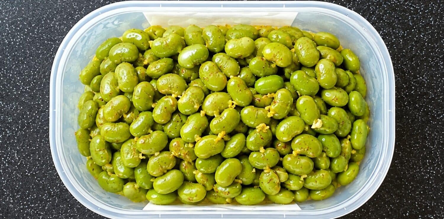 Crispy Lemon & Parmesan Edamame