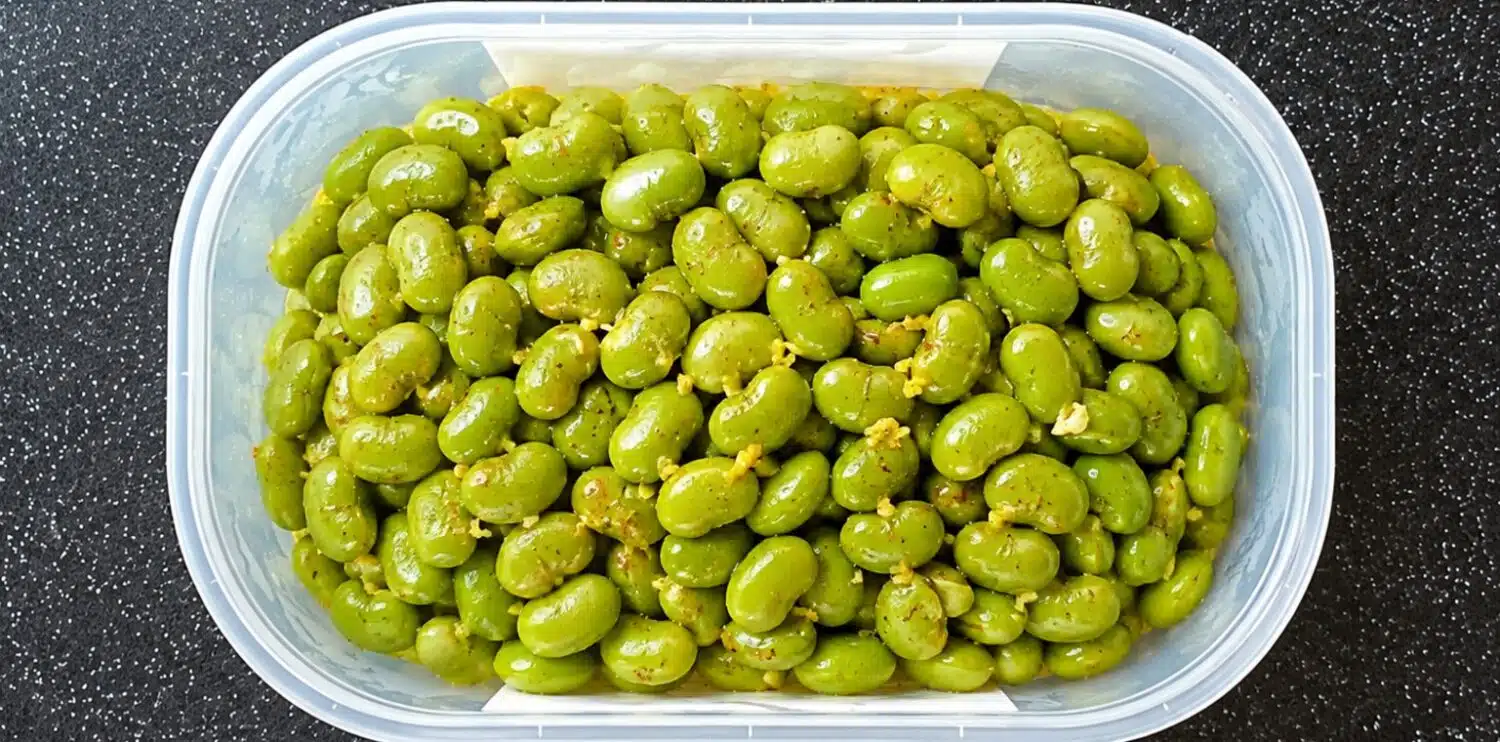 Crispy Lemon & Parmesan Edamame