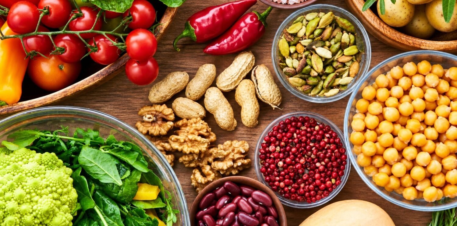 Wide variety of foods, full of different micronutrients
